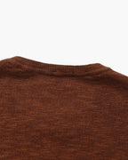 Cotton Linen Crew Neck Jumper, Lightweight Knit