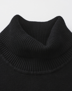 Fine Knit Roll Neck Jumper with Tailored Fit, Viscose Blend