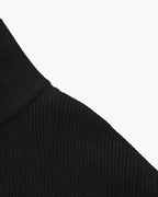 Half Zip Jumper with Stand Collar and Ribbed Trims