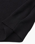 Half Zip Jumper with Stand Collar and Ribbed Trims