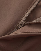 High Waist Pleated Trousers with Side Adjusters