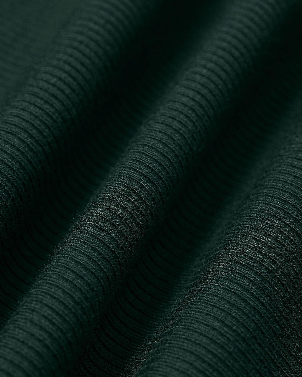 Knitted Midi Dress with Round Neck and Flared Cuffs - Green