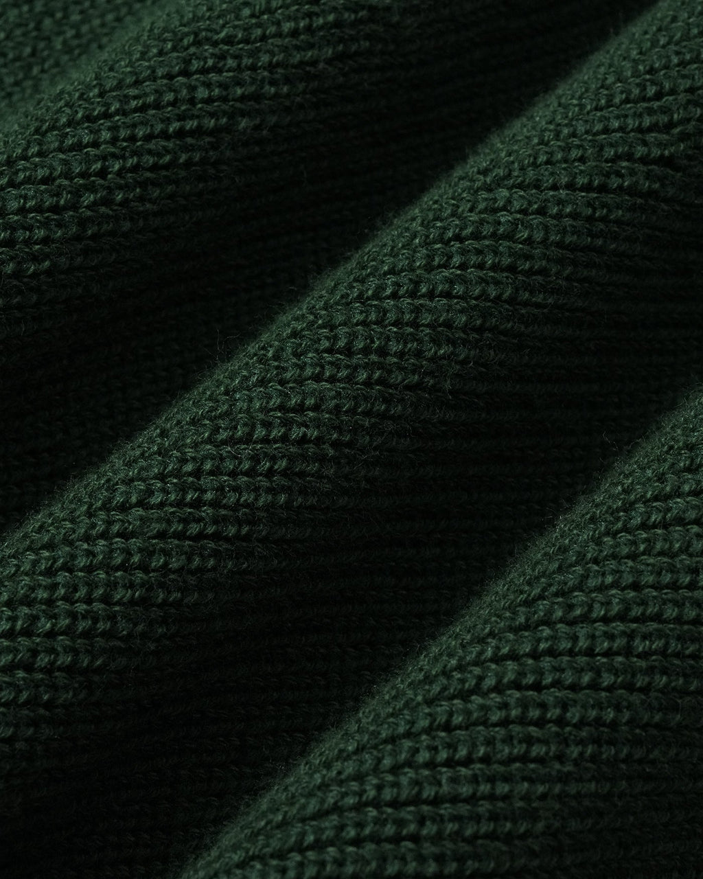 Knitted Polo Dress with Short Sleeves and Flared Skirt - Green