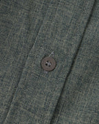 Mandarin Collar Short Sleeve Shirt with Half Placket