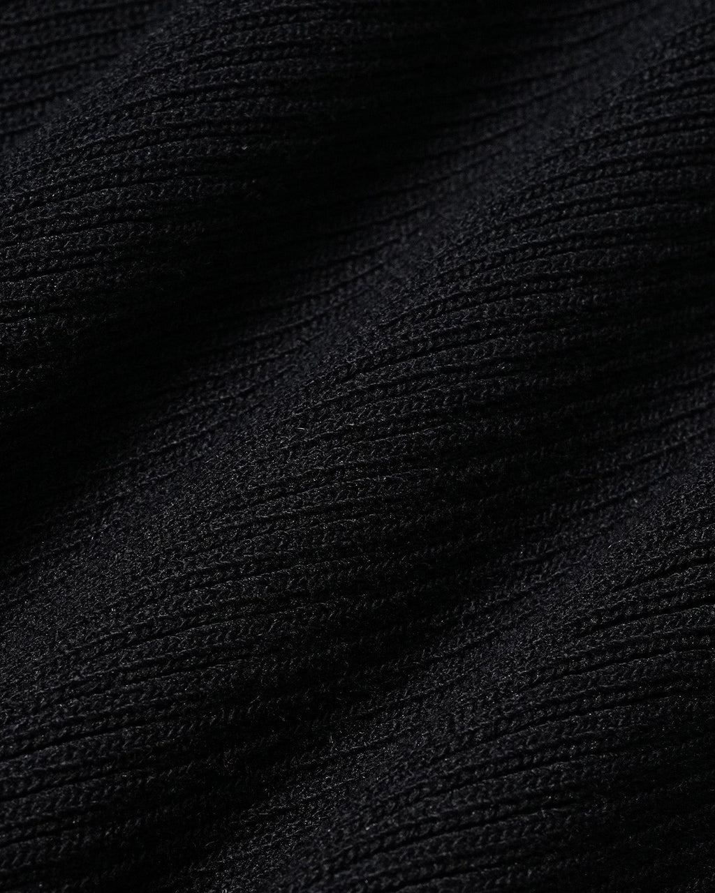Ribbed Cardigan with Contrast Trim and Flared Cuffs - Black