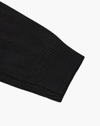 Ribbed Mock Neck Jumper with Fine Knit Texture