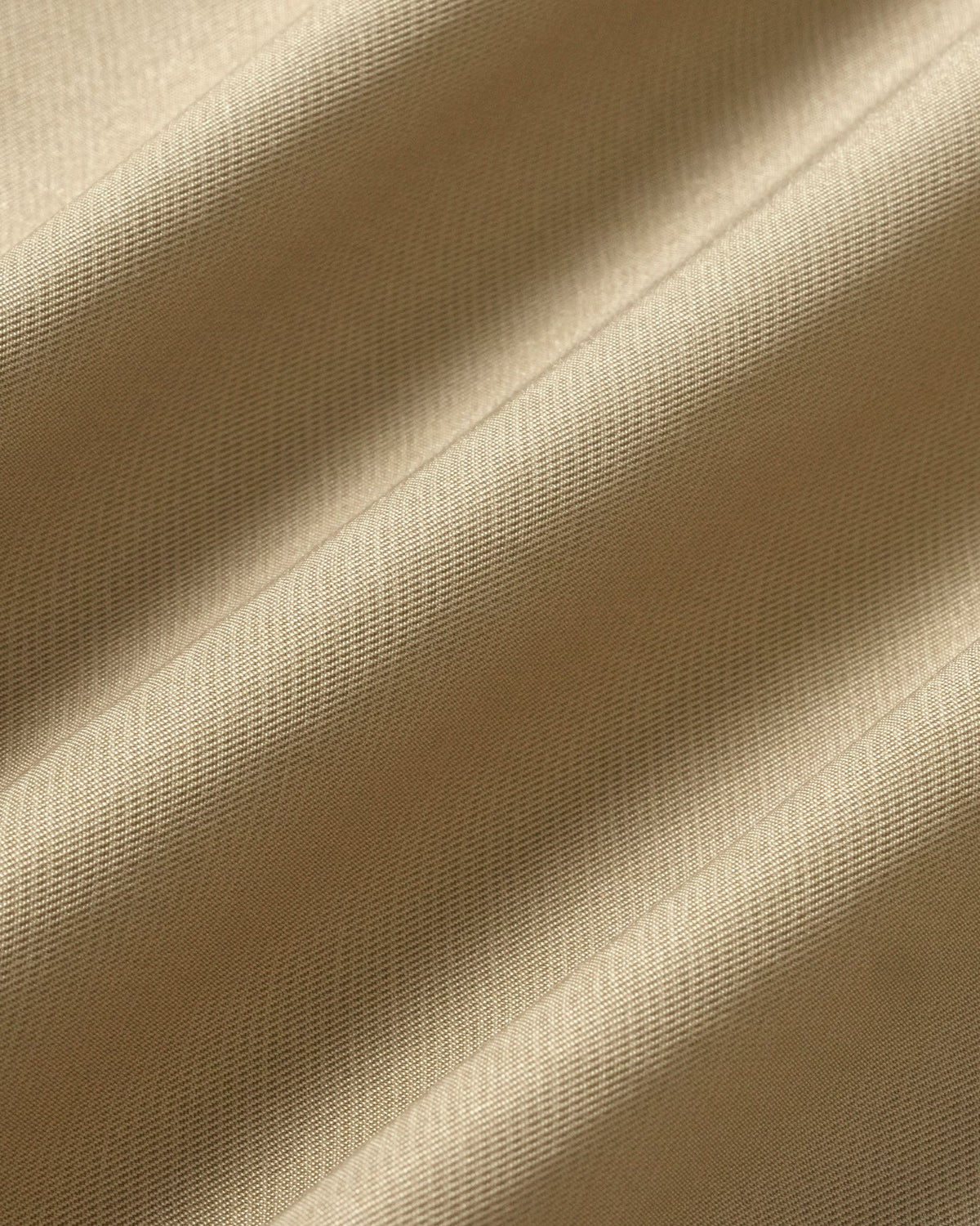 Single Breasted Trench Coat with Check Lined Cuffs - Khaki