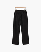 Velvet Corduroy Trousers with Drawstring Waist