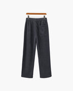 Velvet Corduroy Trousers with Drawstring Waist