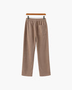 Velvet Corduroy Trousers with Drawstring Waist
