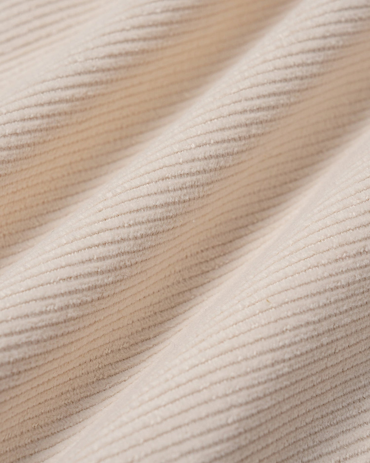 Wide Leg Corduroy Look Trousers with Pressed Front Crease - Apricot