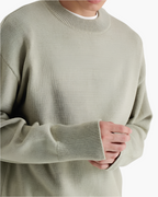 Wool Roll Neck Jumper with Rich Knit Texture, Regular Fit