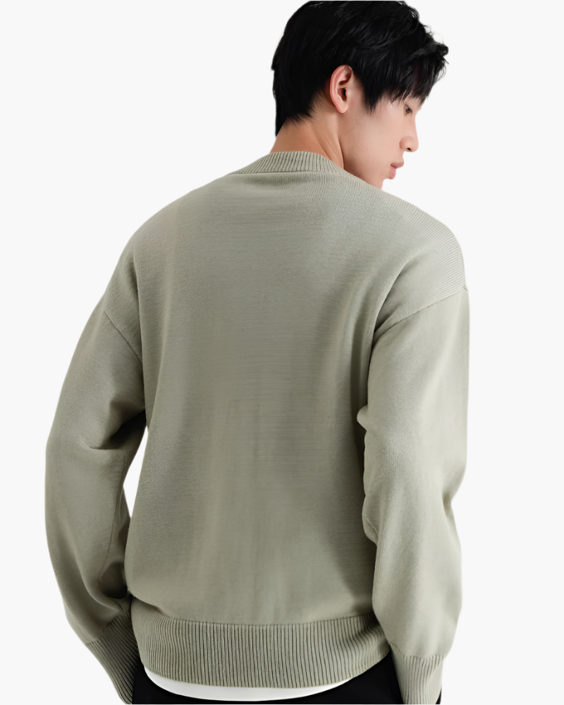 Wool Roll Neck Jumper with Rich Knit Texture, Regular Fit